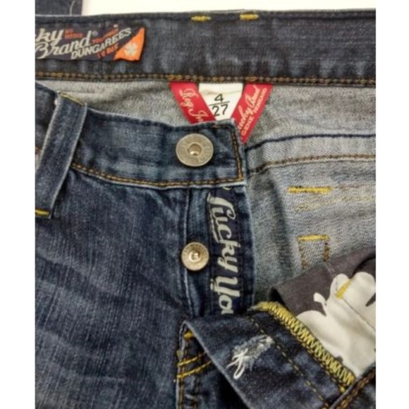 Lucky Brand 4/27 Lil Tylo Button Fly Jeans - Picture 5 of 5